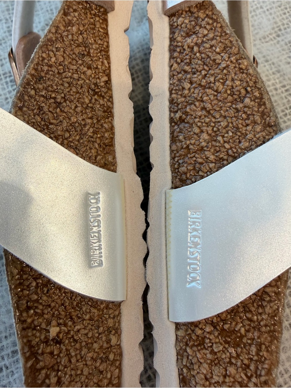 Birkenstock mayari kids sandals  pearl & rose gold EUC - Picture 7 of 16